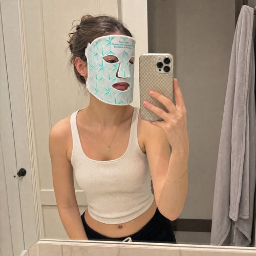 7 Colors + Infrared LED Face Mask and Neck Red Light Therapy Anti Aging Wrinkle Acne Pore Oil Control Skin Tighten Whiten